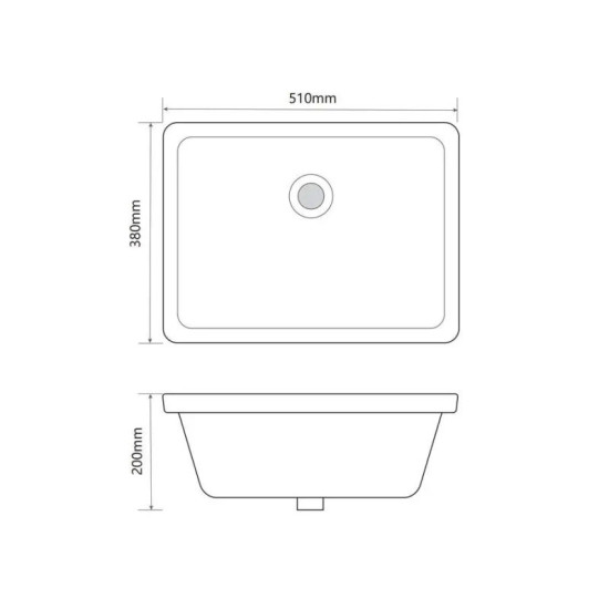 Раковина Mixxus Premium Style-1701 510х380х200 (MP6567)