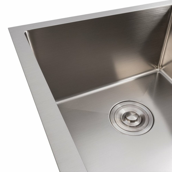 Кухонна мийка Valeso Handmade 78x43 дві чаші (3.0/0.8)