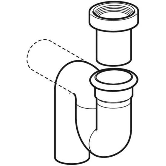 Сифон для чаші Генуя Geberit (167.733.16.1)