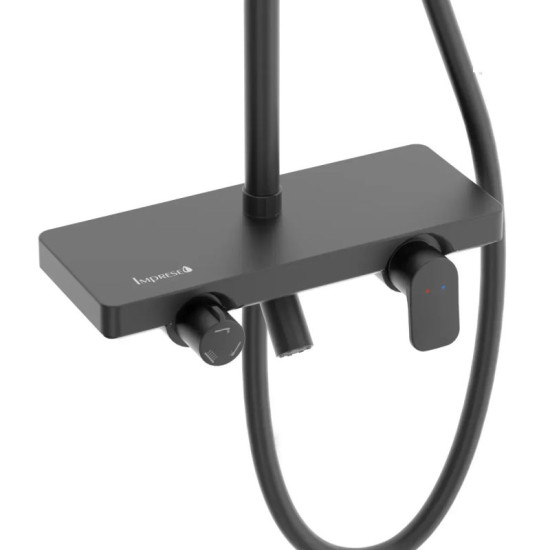 Душевая система Imprese MODUS D t030B08210SQ черный матовый