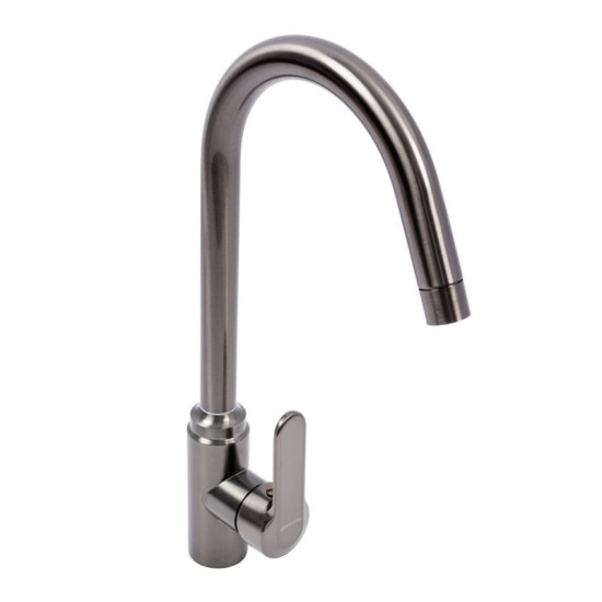 Кухонний змішувач Valeso 681W PVD чорний