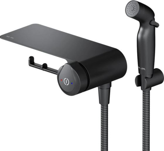 Гігієнічний душ із змішувачем Am.Pm X-Joy TouchReel F0H85A822 чорний
