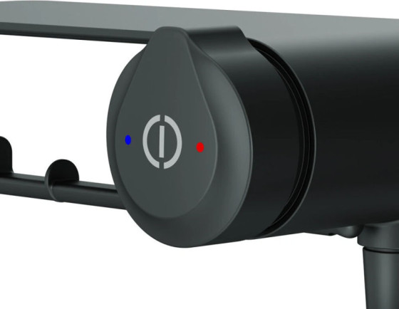 Гігієнічний душ із змішувачем Am.Pm X-Joy TouchReel F0H85A822 чорний