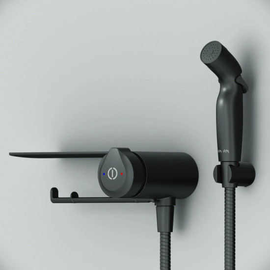 Гігієнічний душ із змішувачем Am.Pm X-Joy TouchReel F0H85A822 чорний