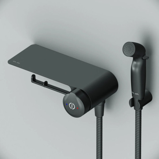 Гігієнічний душ із змішувачем Am.Pm X-Joy TouchReel F0H85A822 чорний