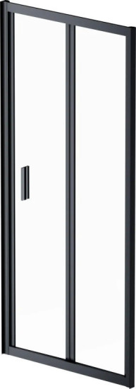 Душові двері Am.Pm Gem W90UG-090-1F-195BT 90х195 прозорі, чорний мат