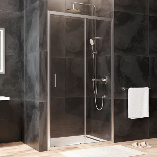 Душевые двери Am.Pm Gem W90UG-110-1S-195MT 110х195 прозрачные, матовый хром