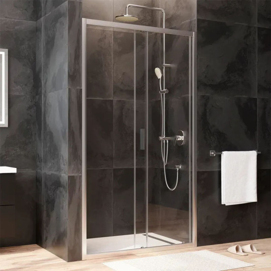 Душевые двери Am.Pm Gem W90UG-110-1S-195MT 110х195 прозрачные, матовый хром