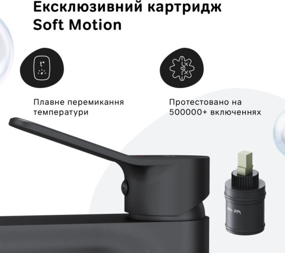 Змішувач для раковини Am.Pm X-Joy F85A92022 чорний