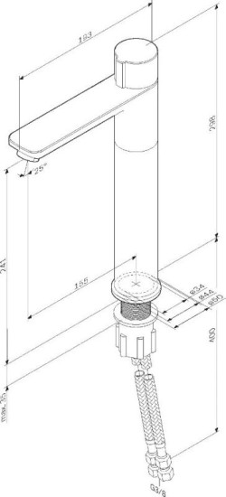 Смеситель для раковины Am.Pm X-Joy F85A92500 хром