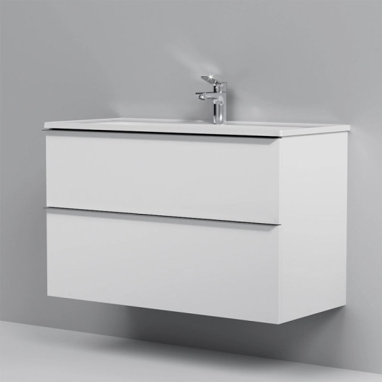 Тумба с раковиной Am.Pm X-Joy S MTA-FHX1002WG-WCC1002WG 100 белый глянец