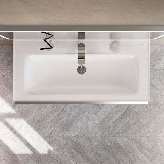 Тумба с раковиной Am.Pm X-Joy S MTA-FHX1002WG-WCC1002WG 100 белый глянец