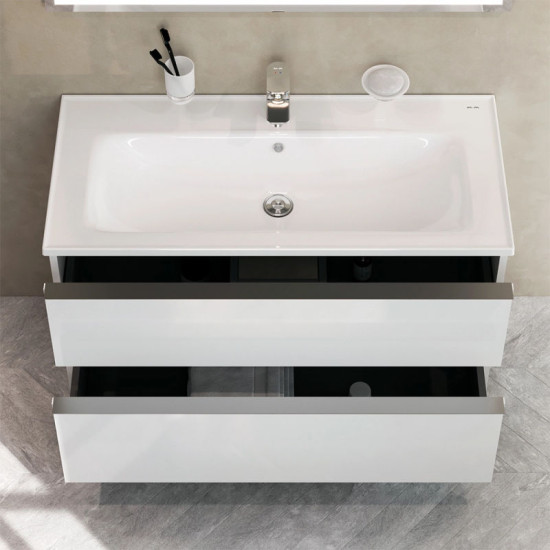 Тумба с раковиной Am.Pm X-Joy S MTA-FHX1002WG-WCC1002WG 100 белый глянец