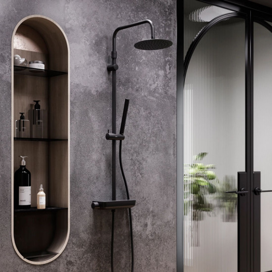 Душевая система Damixa Scandinavian Pure 936780300 черный