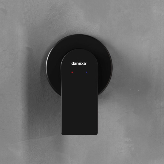 Змішувач прихованого монтажу для душу Damixa Apollo 477500300 чорний
