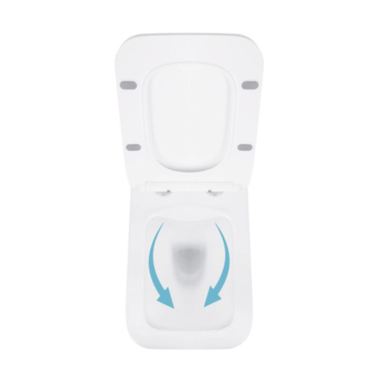 Унітаз підвісний Qtap Crow Soft-close QT05335170W