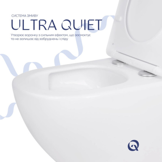 Унітаз підвісний Qtap Jay Soft-close QT07335175W