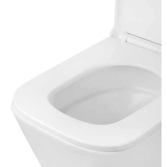 Унітаз підвісний Kroner Eifel WHI493436 RIMLESS (CV029611)