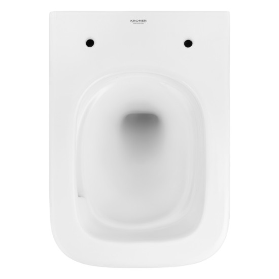 Унітаз підвісний Kroner Eifel WHI493436 RIMLESS (CV029611)