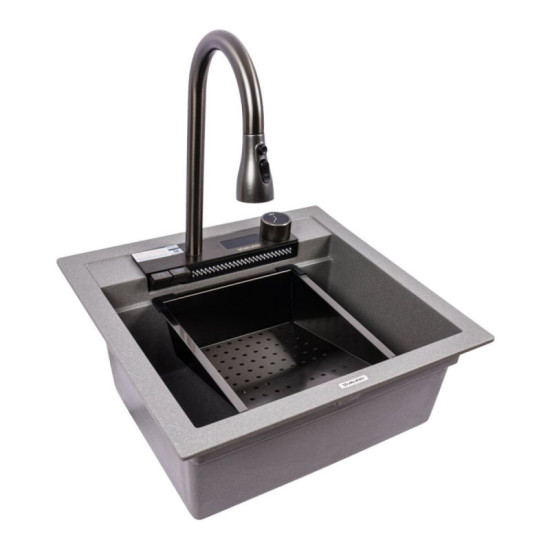 Кухонная мойка Valeso 5149 VIVA матовая (серый муссон)