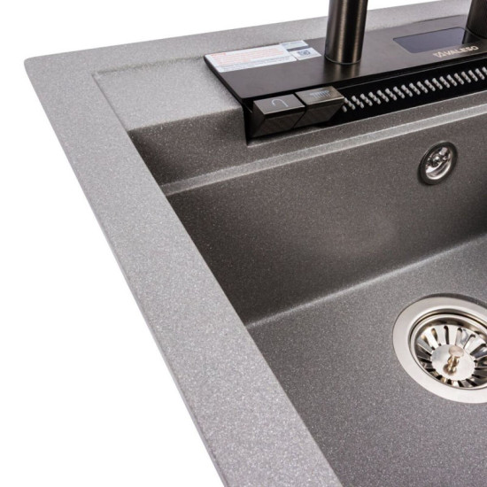 Кухонная мойка Valeso 5149 VIVA матовая (серый муссон)