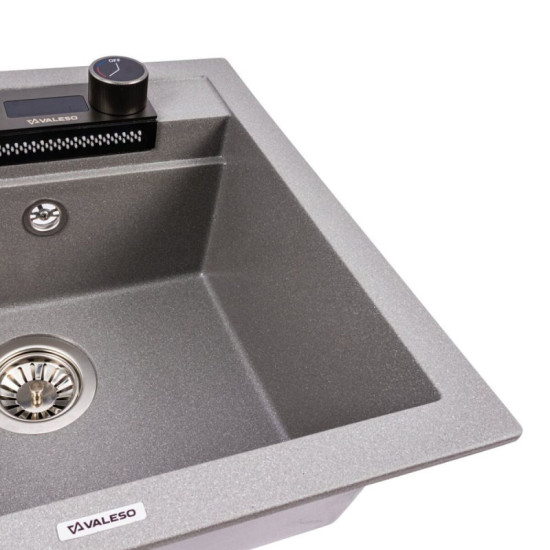 Кухонная мойка Valeso 5149 VIVA матовая (серый муссон)