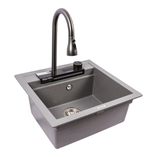 Кухонная мойка Valeso 5149 VIVA матовая (серый муссон)