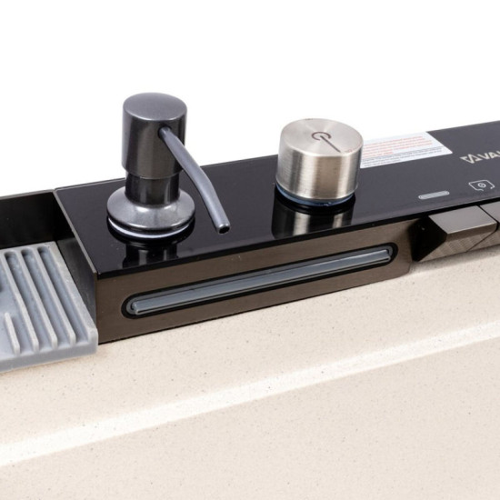 Кухонная мойка Valeso 6846 Irena матовая (белая в точку)