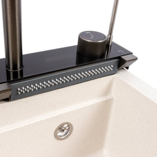 Кухонная мойка Valeso 6846 Irena матовая (белая в точку)