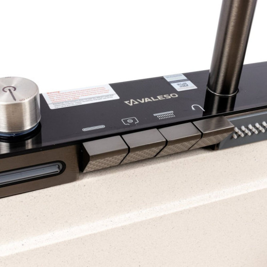 Кухонная мойка Valeso 6846 Irena матовая (белая в точку)