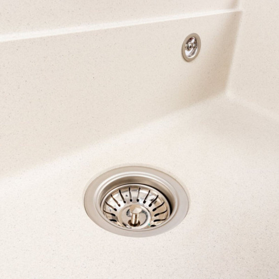 Кухонная мойка Valeso 6846 Irena матовая (белая в точку)