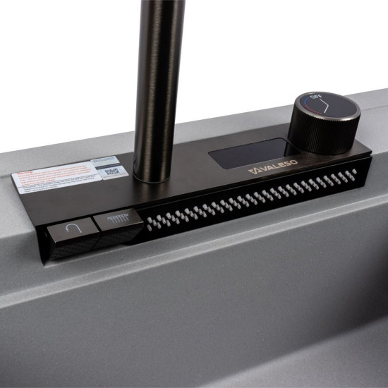 Кухонная мойка Valeso 7950 Atrum матовая (серый металлик)