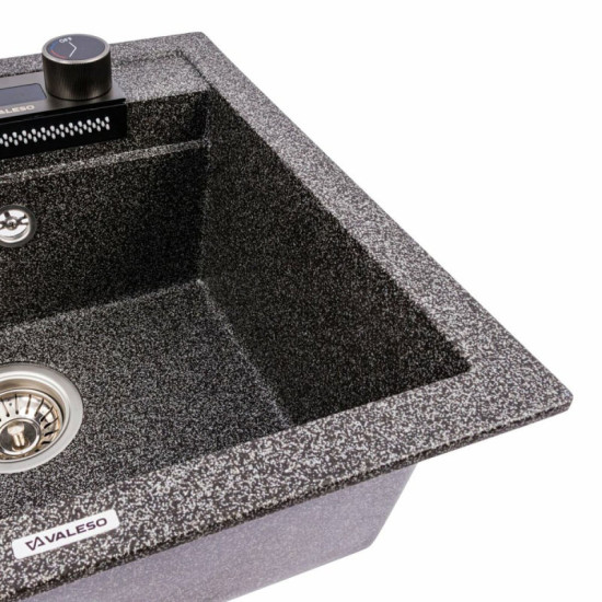 Кухонна мийка Valeso 5149 Viva матова графіт