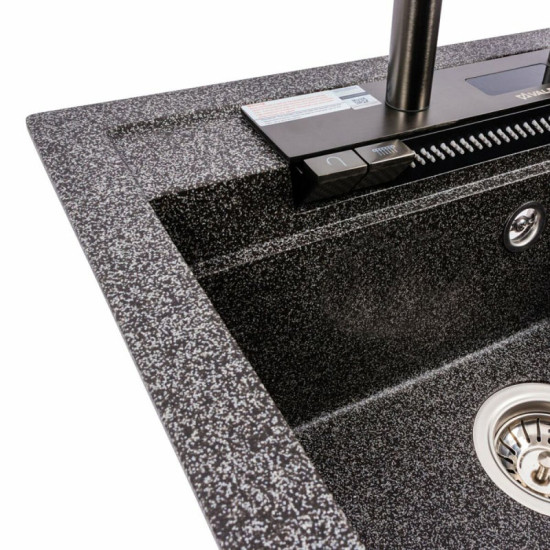 Кухонна мийка Valeso 5149 Viva матова графіт