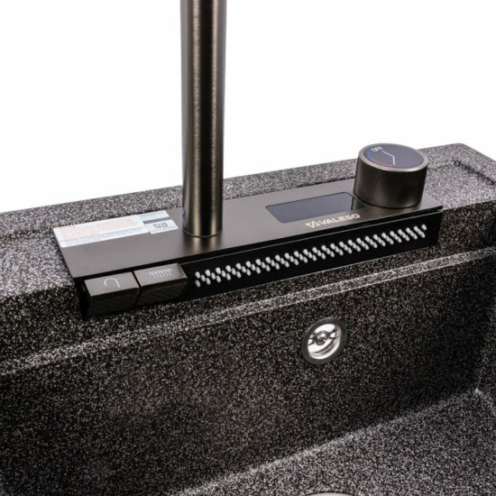 Кухонна мийка Valeso 5149 Viva матова графіт