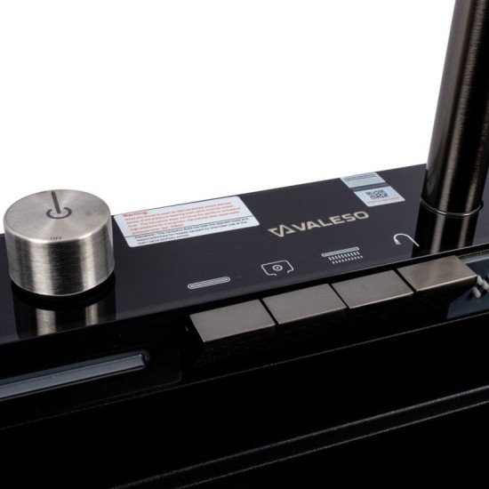 Кухонна мийка Valeso 6846 Irena матова чорна