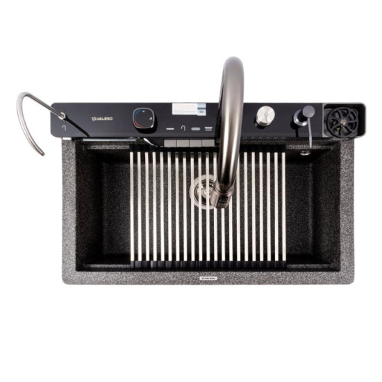 Кухонная мойка Valeso 7546 EVANORA матовая графит