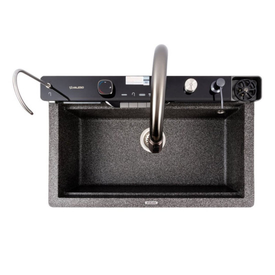 Кухонная мойка Valeso 7546 EVANORA матовая графит