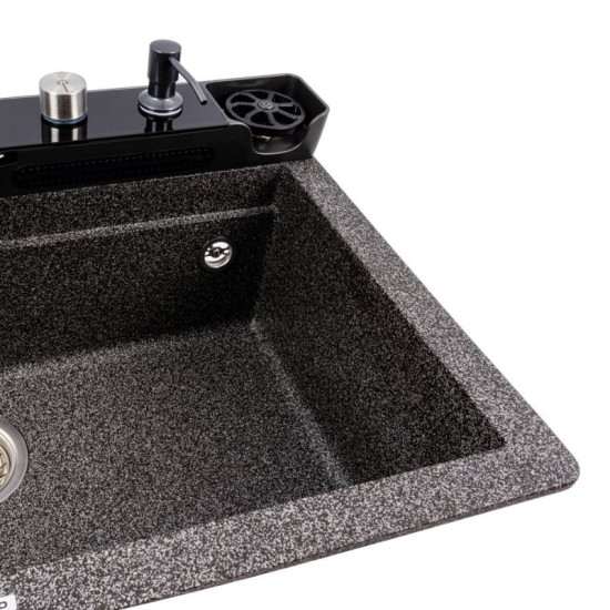 Кухонная мойка Valeso 7546 EVANORA матовая графит