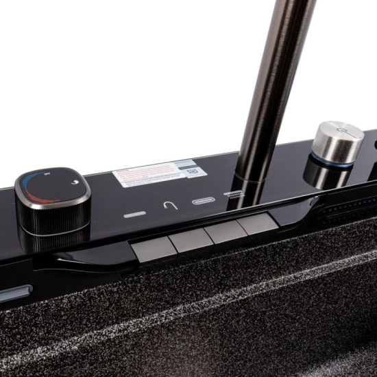 Кухонная мойка Valeso 7546 EVANORA матовая графит