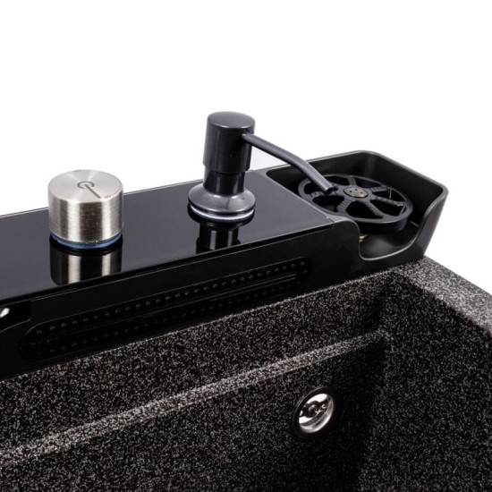 Кухонная мойка Valeso 7546 EVANORA матовая графит