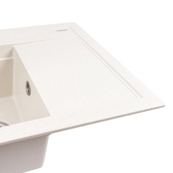 Кухонна мийка Valeso 7950 Atrum матова біла в крапку