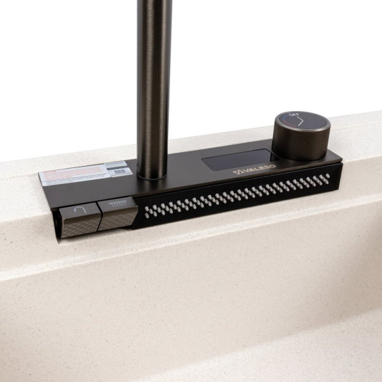 Кухонна мийка Valeso 7950 Atrum матова біла в крапку