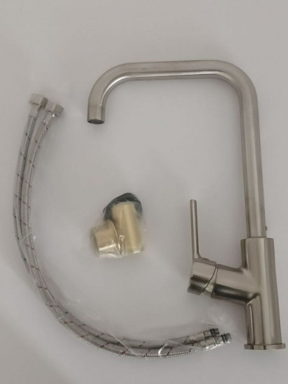 Кухонний змішувач Valeso NES-56FG нержавіюча сталь