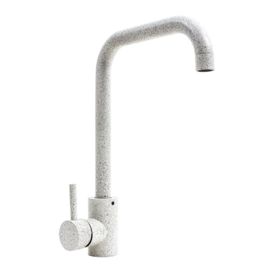 Кухонний змішувач Valeso NS02A 3008B-NA білий у крапку