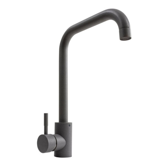 Кухонный смеситель Valeso NS02A 3008B-NA серый металлик