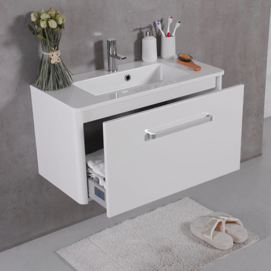 Тумба с раковиной Fancy Marble (Буль-Буль) Fiji 80 Beatrice