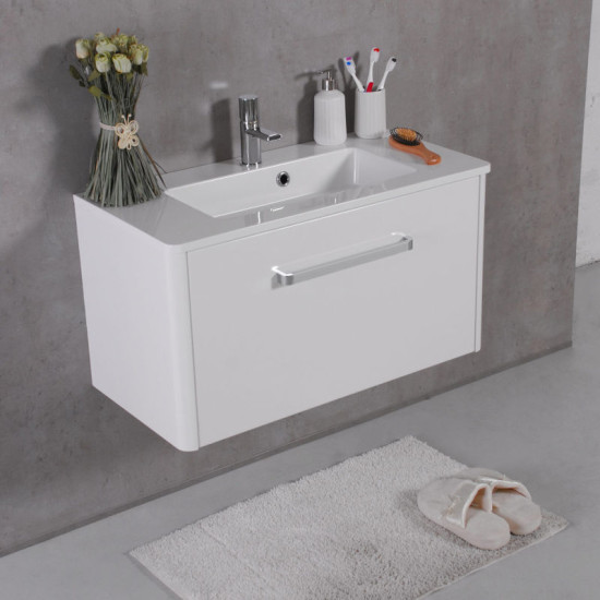 Тумба с раковиной Fancy Marble (Буль-Буль) Fiji 80 Beatrice