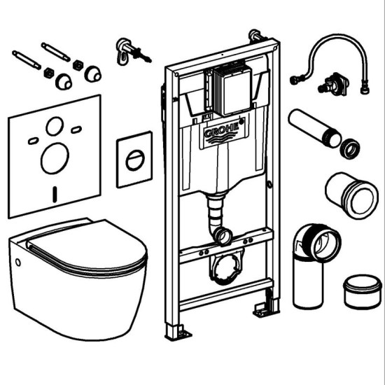 Инсталляция с унитазом Grohe Solido (103846SH00)