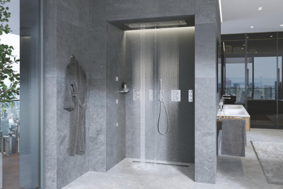Лійка для верхнього душу Grohe Rainshower Aqua Mono включає вбудовану частину (26731000)